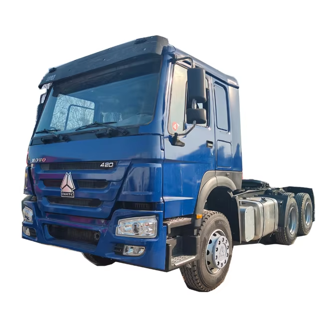 Used 420HP Tractor Truck Weichai 6x4 40Ton Heavy Duty Long-Haul Logistics Head