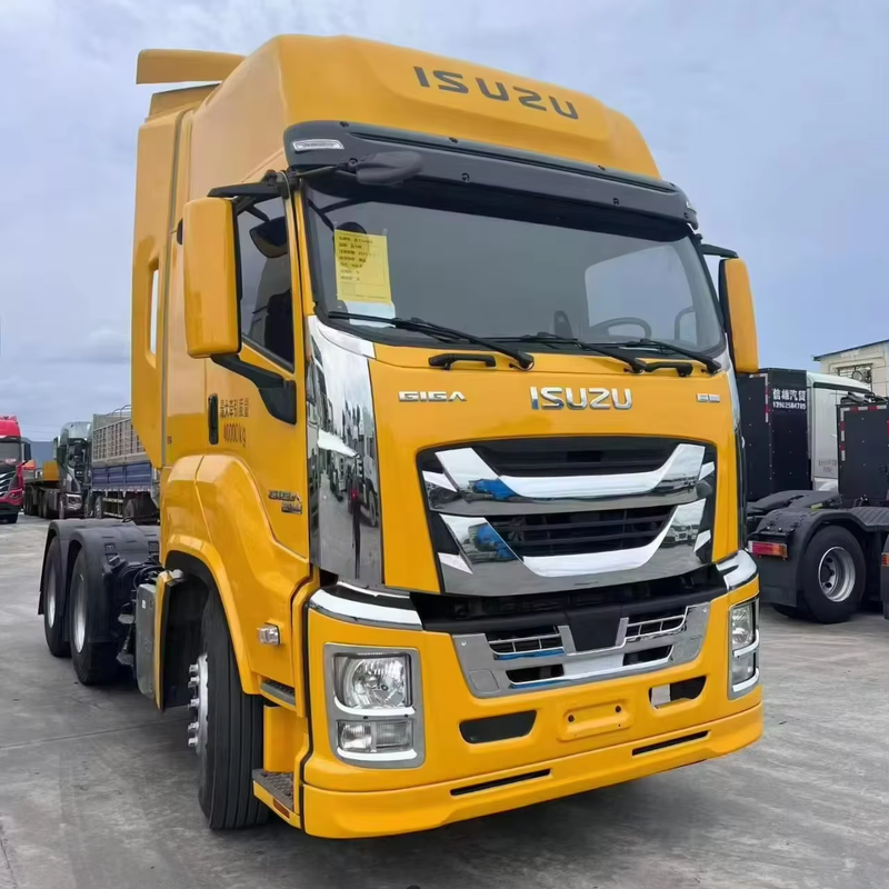Used I-suzu Giga Tractor Head 6x4 460HP Heavy Duty Prime Mover Truck for Container Transport Africa Market