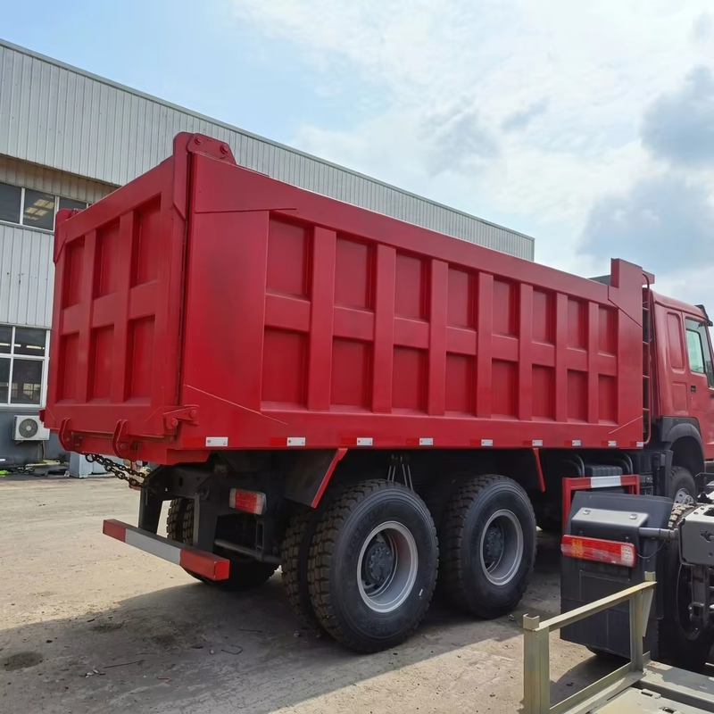 Heavy Duty Used HOWO HW76 371HP 6x4 Tipper Dump Truck 30 Ton Loading Capacity for Mining Transport