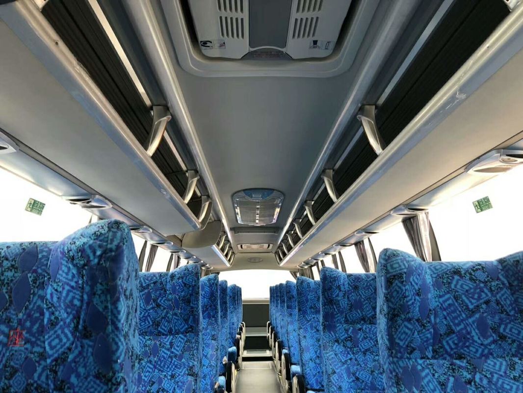 Current New Arrival Used Higer Coach Bus 39 Seats Diesel Blue A Layer An Half Wechai Run Good