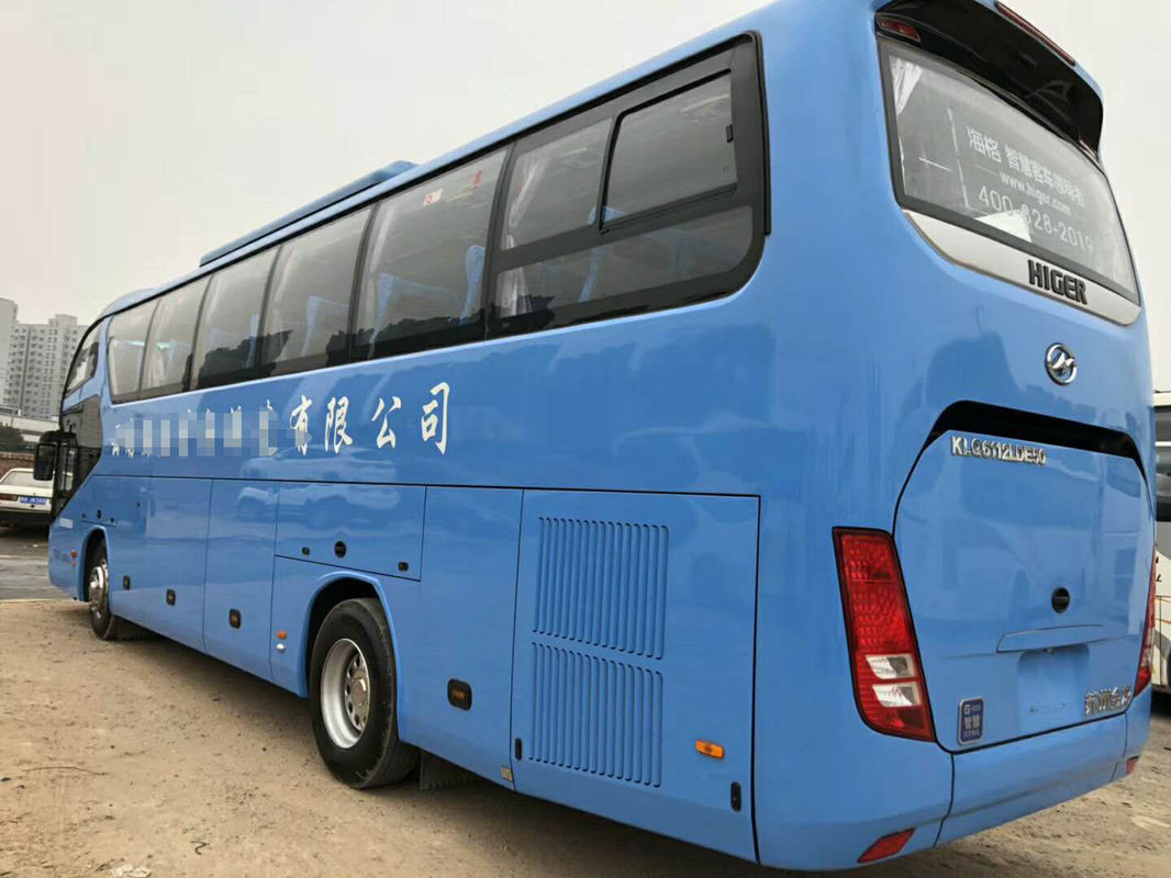 Current New Arrival Used Higer Coach Bus 39 Seats Diesel Blue A Layer An Half Wechai Run Good