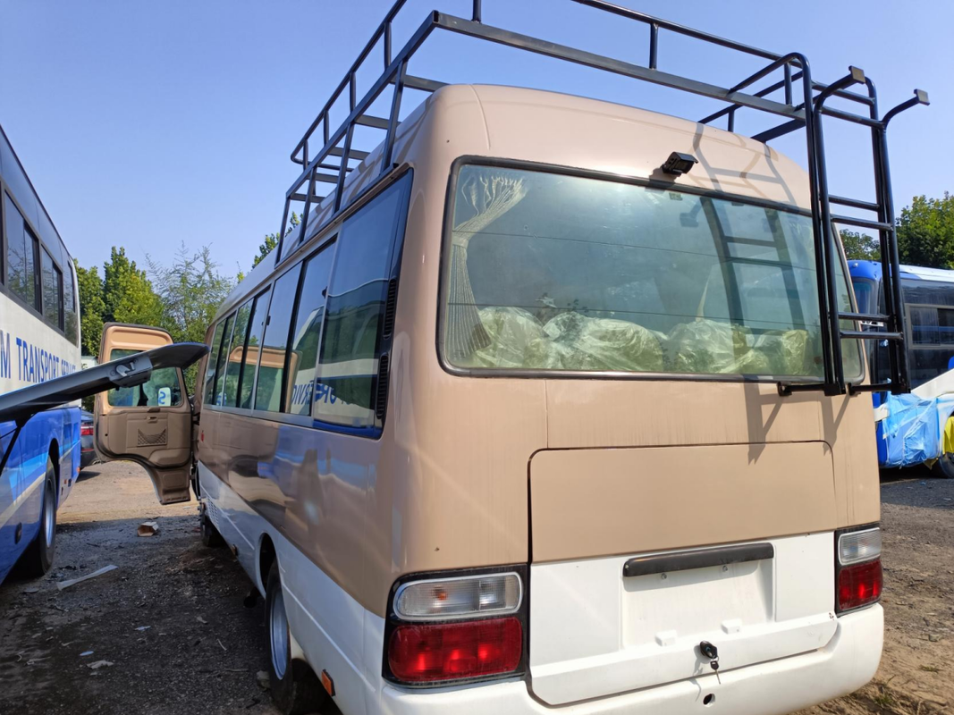 Toyota Coaster Minibus LHD 4 Cylinder Gasoline and Diesel Engine Passenger Coach Bus for Export