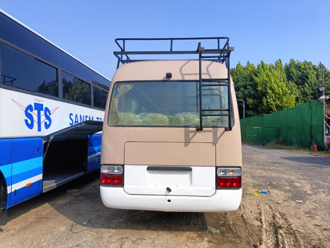 Toyota Coaster Minibus LHD 4 Cylinder Gasoline and Diesel Engine Passenger Coach Bus for Export
