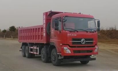 385HP Red Color Used Heavy Duty Trucks , Diesel Second Hand Dumper Truck