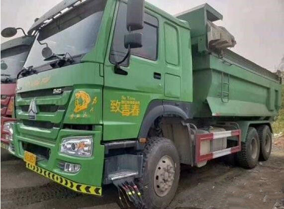Euro IV 340HP Motor Used  Dump Truck with 6x4 drive for sale