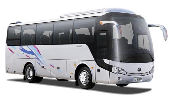 2010 Year 38 Seats AC Used Coach Bus , Tour Used Luxury Buses With 6 Tire