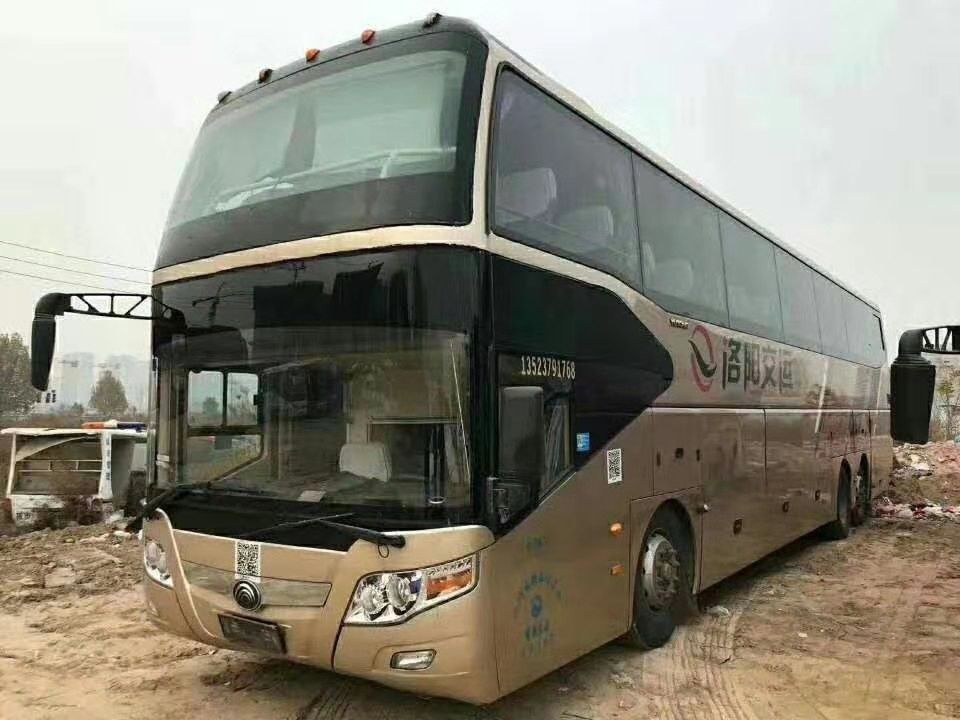 14m Diesel Used Commercial Bus 60 70 Seats Two Door Used Luxury