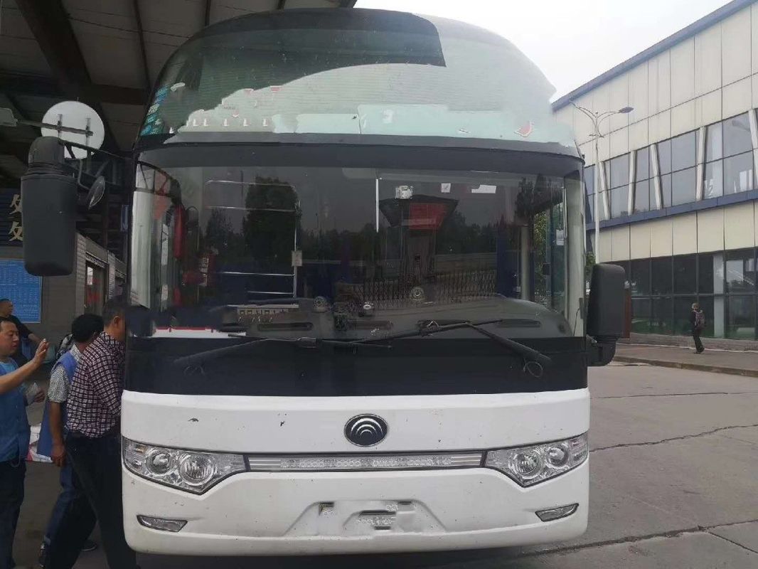 Diesel Used Coach Bus Yutong zk6127 Strong Frame 25-57 Seats With AC Toilet