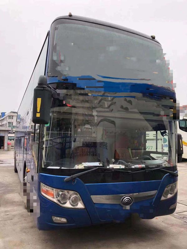 2014 Year Used Yutong Buses 61 Seats One Layer And Half With Bright Color