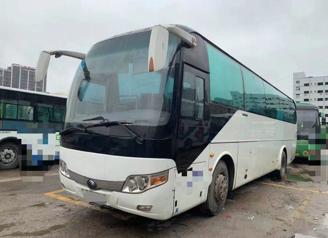2013 Year Diesel Used Yutong Buses 58 Seats Zk 6110 White Color