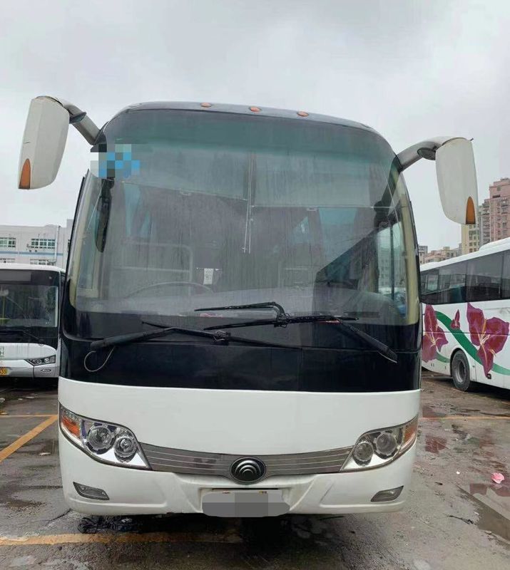2013 Year Diesel Used Yutong Buses 58 Seats Zk 6110 White Color