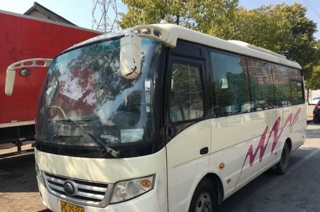 Euro III Diesel Engine Yutong Mini Bus 2011 Year 23 Seats Used Automatic Gear Box
