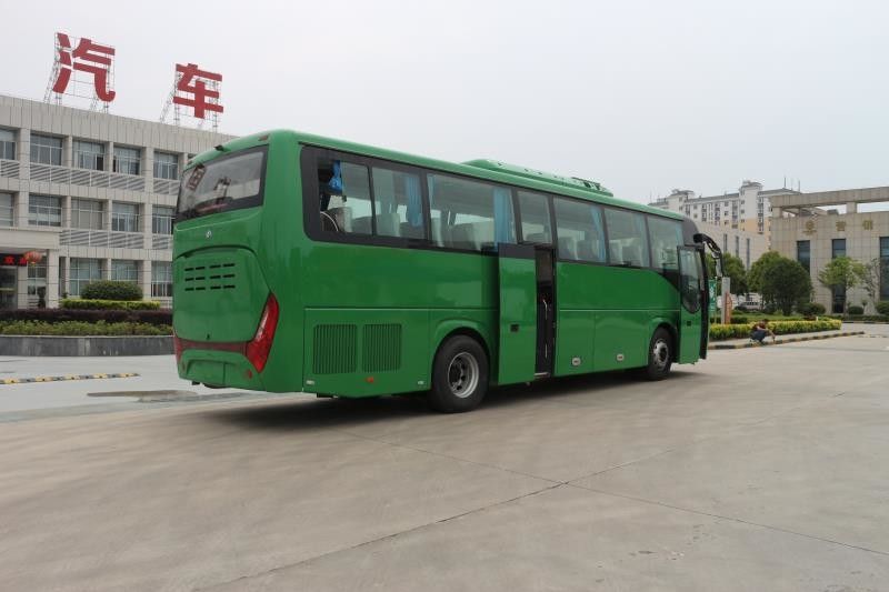 Green Used Coach Bus Diesel 49 Seat Long Tour Bus LHD Equipped A / C Very New 2018 Year