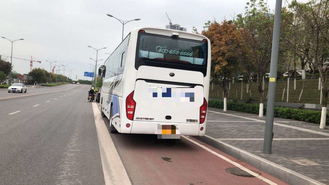 ZK6119H2Y 51 Seat Used Passenger Bus Diesel Motor Left Hand Drive Nearly New With Automatic Door