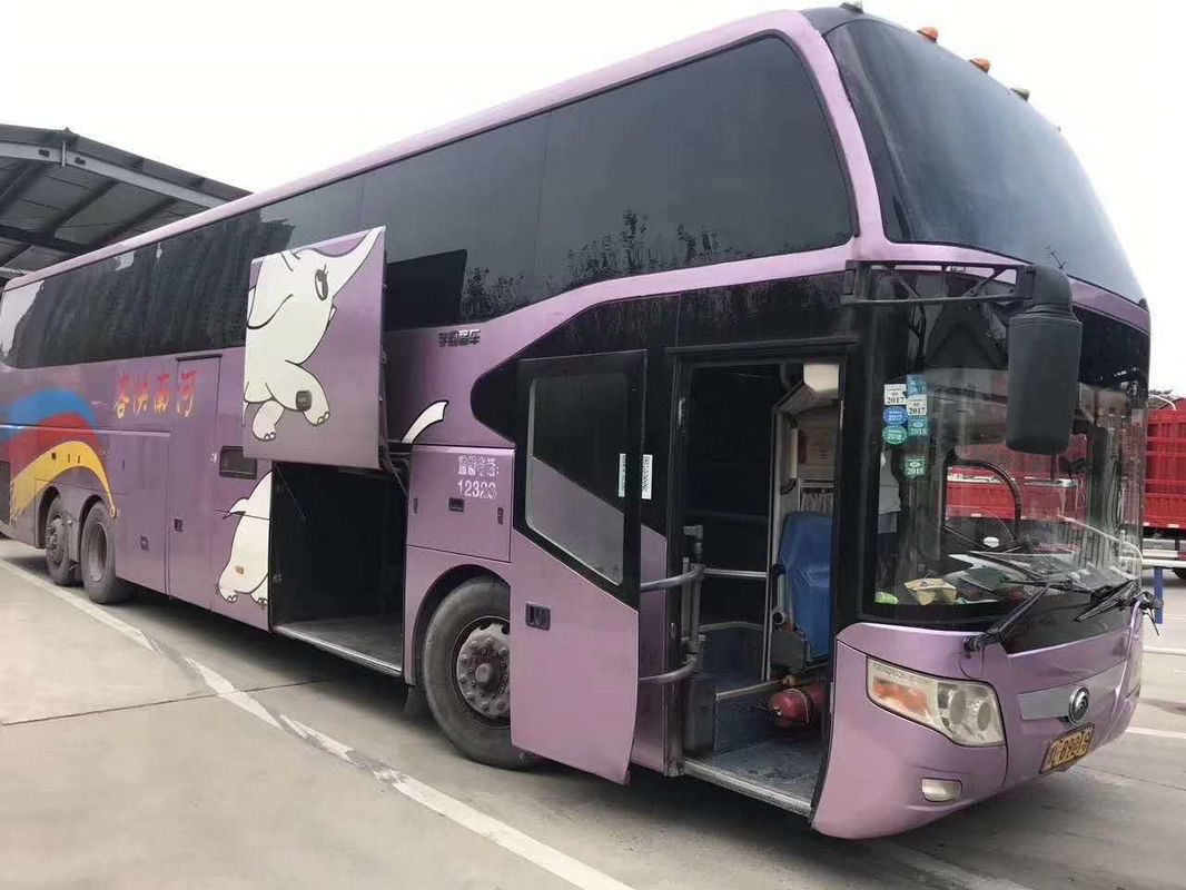 Used Rear / Bach Double Axles Bus ZK6147 67 Seats Left Hand Drive Yutong 2012 Year