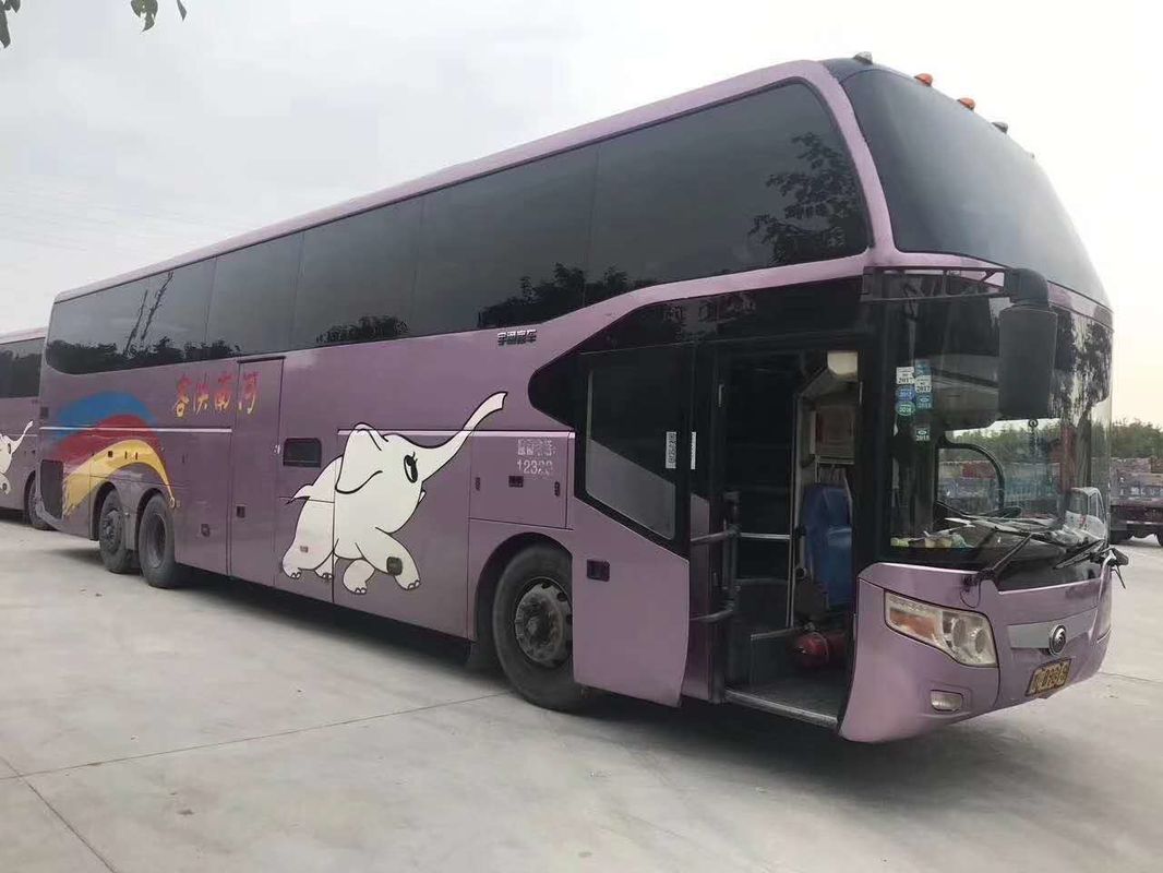 Used Rear / Bach Double Axles Bus ZK6147 67 Seats Left Hand Drive Yutong 2012 Year