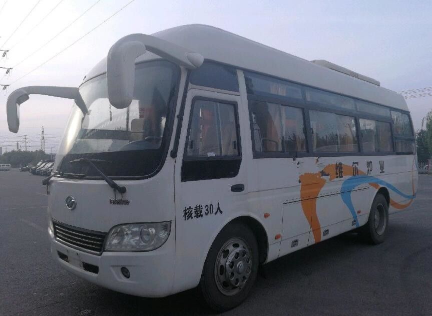 Higer Brand Yuchai Engine Used Commercial Bus 30 Seats 2010 Year 100km / H Speed