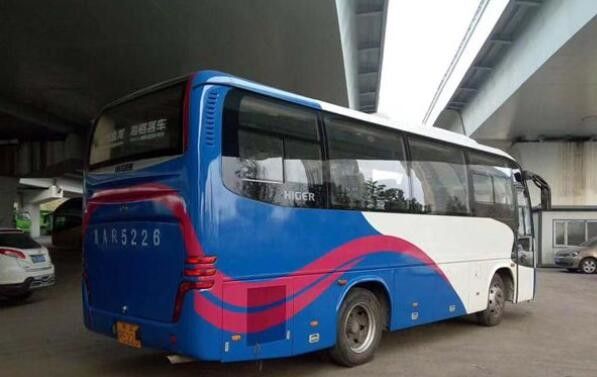 33 Seats Used Tour Bus Higer Brand YC Engine Passenger Coach Bus