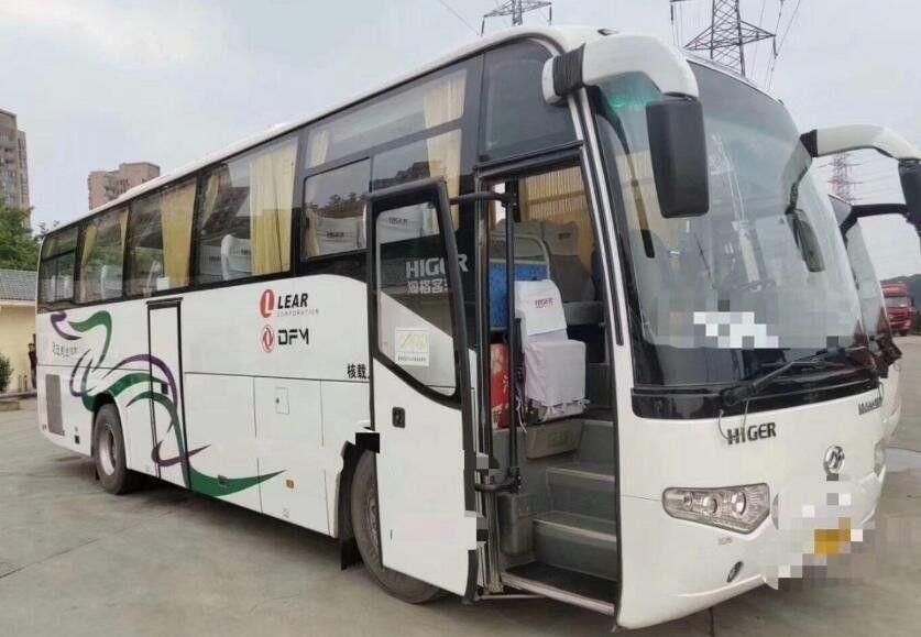 10m Length Diesel Engine Used Coach Bus 2013 Year 47 Seats Higer Brand