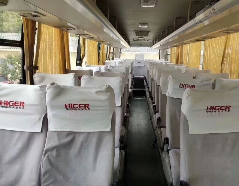 10m Length Diesel Engine Used Coach Bus 2013 Year 47 Seats Higer Brand