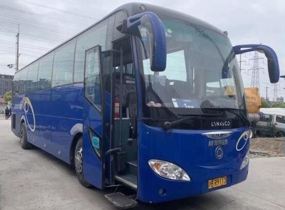 Sunlong Brand Blue Color Used Coach Bus 51 Seats Good Condition 3600mm Bus Hight