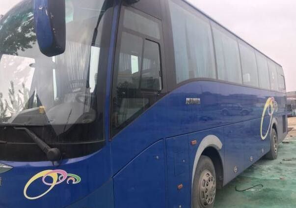 Sunlong Brand Blue Color Used Coach Bus 51 Seats Good Condition 3600mm Bus Hight