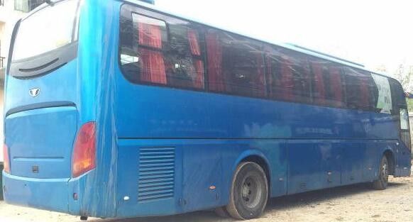 Used Daewoo 6127 Model 55 Seats Coach Bus 294 KW 2010 Year High Performance