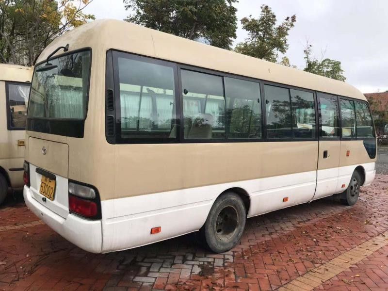 2010 Year Toyota Coaster Used Bus 23 Seats 15B Diesel Engine 2585mm Bus Height
