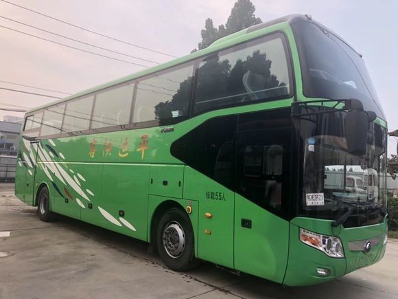 Diesel 6126 LHD Used Passenger Bus 55 Seat 2015 Year Yutong 2nd Hand Bus