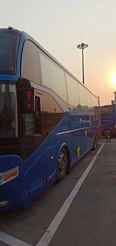 6127 Model Diesel Yutong Used Tour Bus 2013 Year 51 Seats LHD ISO Passed With Air Bag
