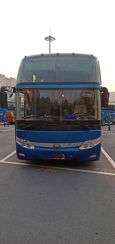 6127 Model Diesel Yutong Used Tour Bus 2013 Year 51 Seats LHD ISO Passed With Air Bag
