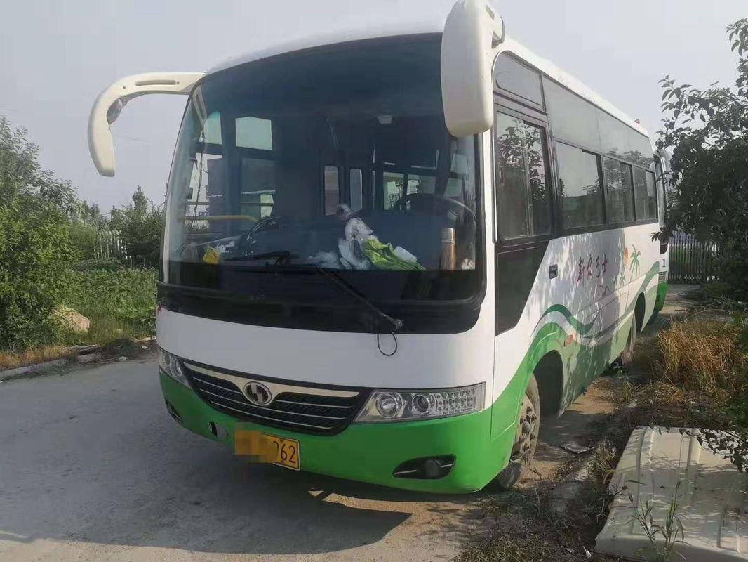 Model 6602 Used Mini Bus 2016 Year 19 Seat Front Engine Diesel Six Meter Length