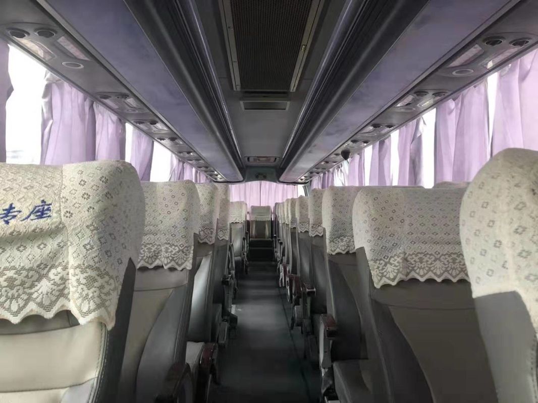 2014 Year Beifang Used Coach Bus 6128 Model 57 Seats WP Engine Middle Door With Airbag / Toilet
