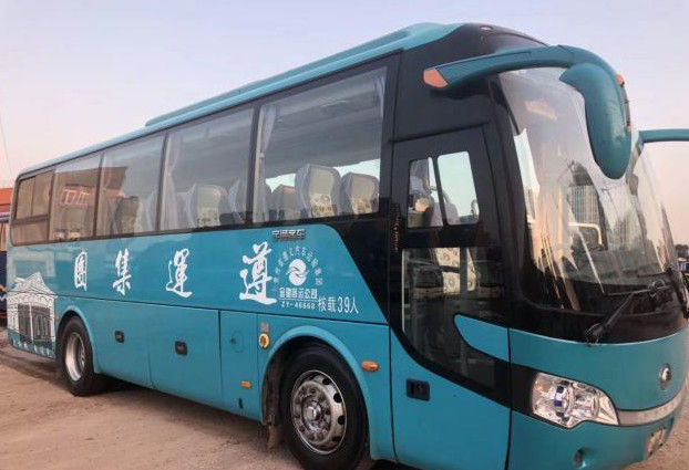 9m Length Yutong ZK6908 Diesel Used Commercial Bus 2015 Year 39 Seats ISO Certification