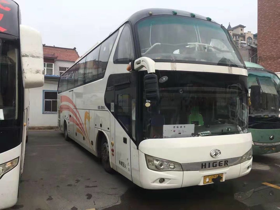 59 Seats 2015 Year Used Coach Bus Higer Brand One And Half Decker 3795mm Bus Height
