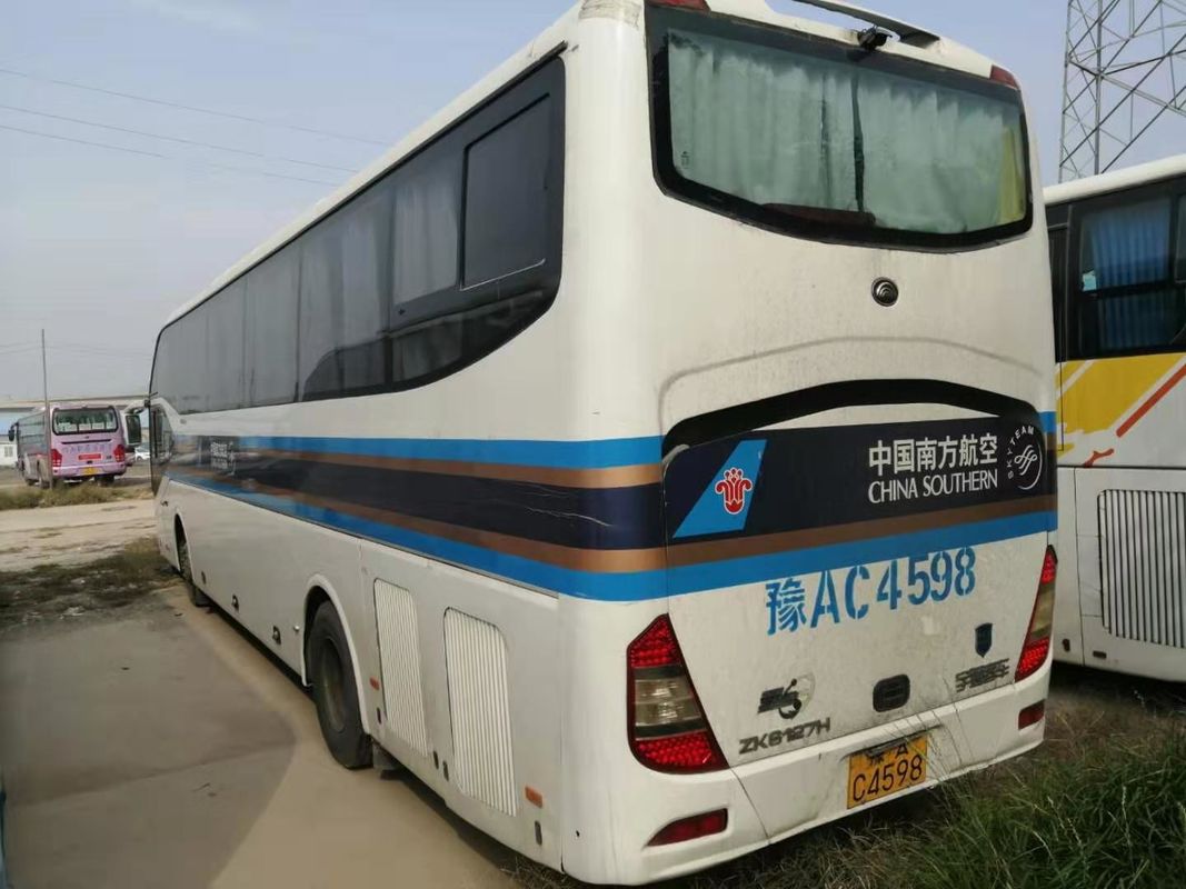 51 Seats Two Doors Used Passenger Bus LHD / RHD Zk6127 Model Yutong Bus 2010 Year