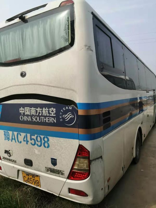 51 Seats Two Doors Used Passenger Bus LHD / RHD Zk6127 Model Yutong Bus 2010 Year