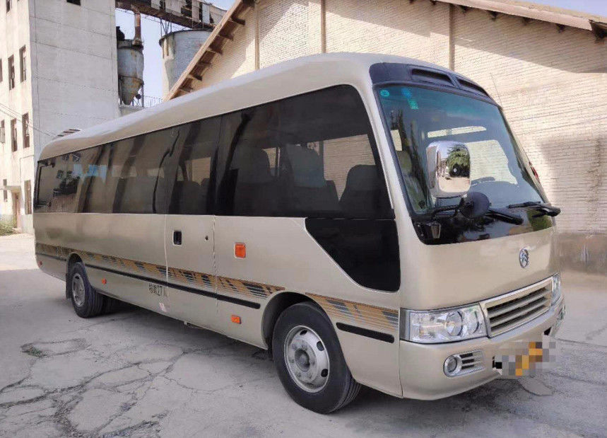 2016 Year Used Coaster Bus Cummins Engine 27 Seats With Air Brake And Sinking Trunk