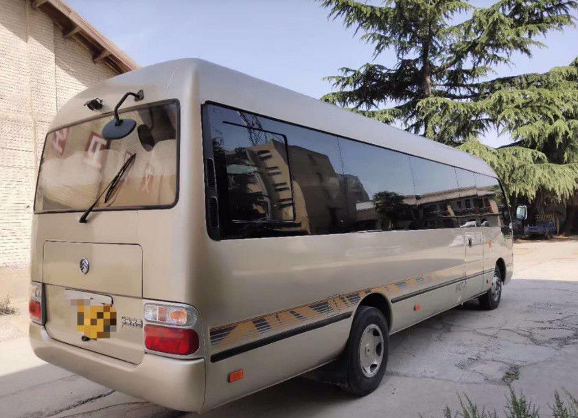 2016 Year Used Coaster Bus Cummins Engine 27 Seats With Air Brake And Sinking Trunk
