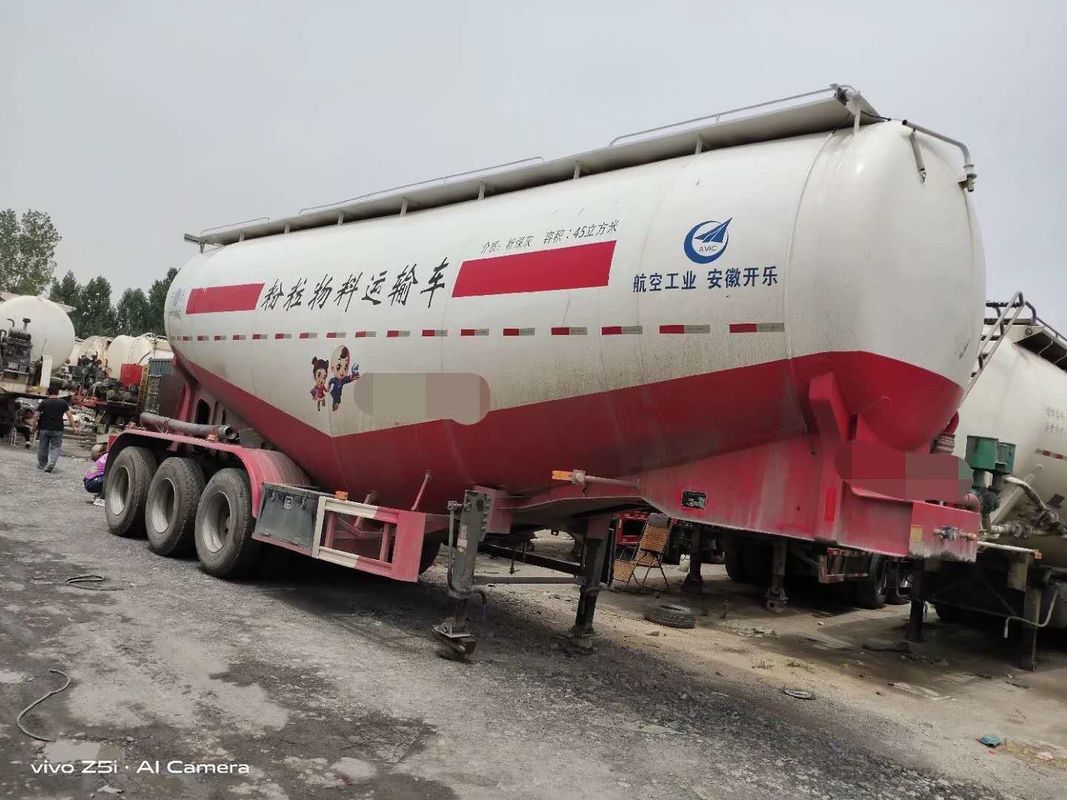 2 Alex 3 Alex V Type Used Cement Bulk Semi Trailer