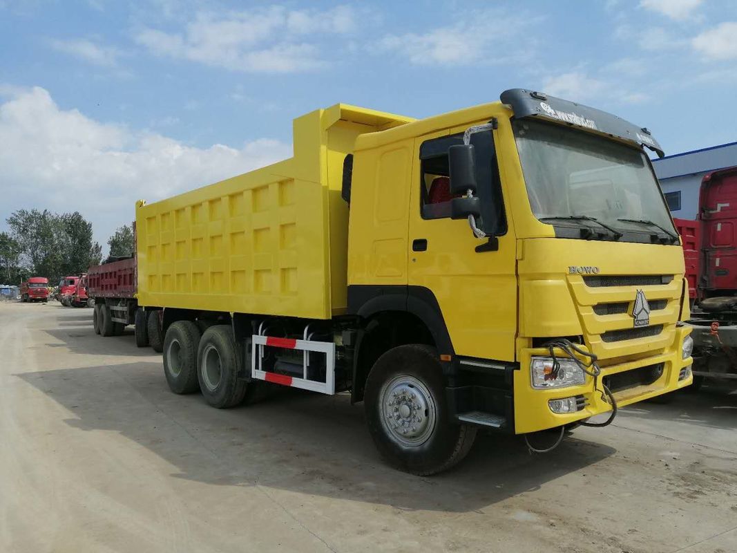 Front Lifting 6*4 Tipper 380HP RHD Second Hand Dump Truck