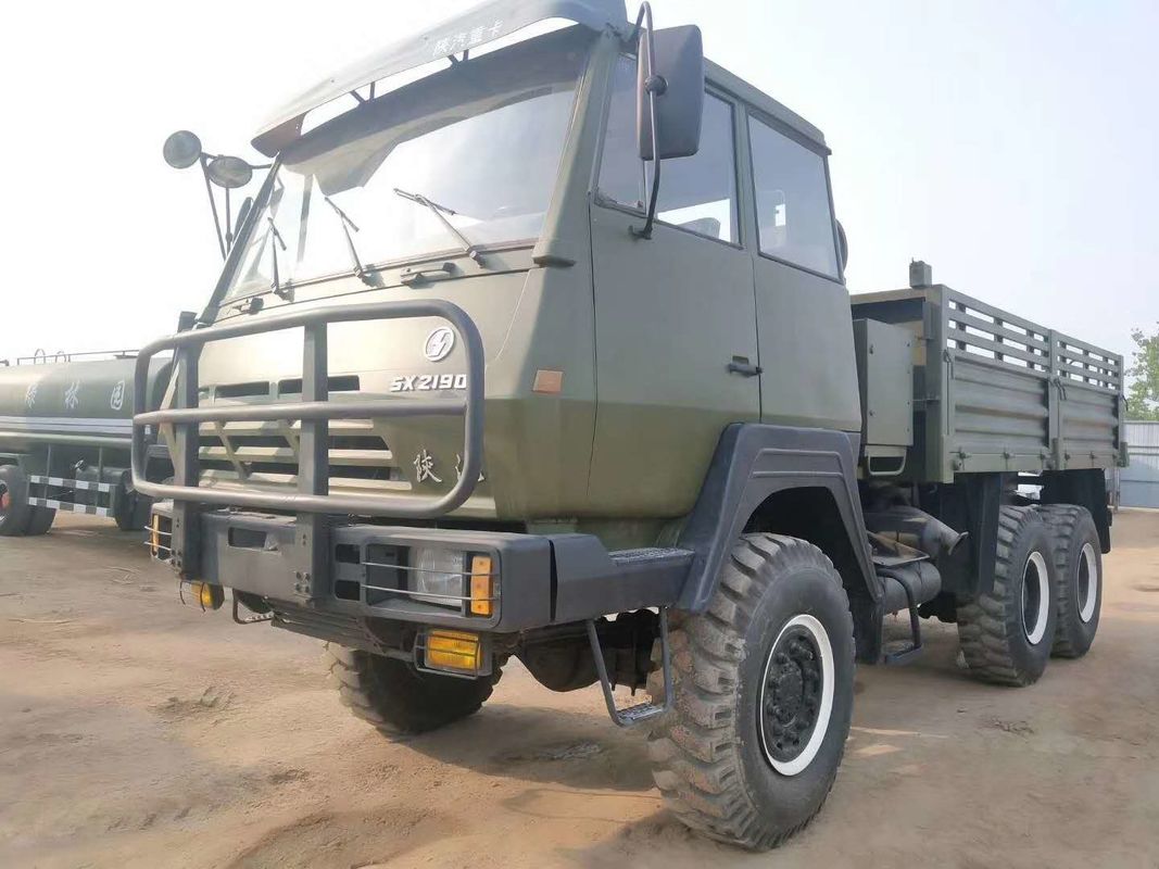 Special Commercial Use Off Road Used 280HP 6x6 Army Cargo Truck Shacman 2190 Refurbished