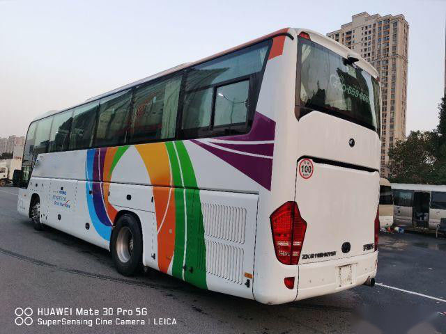 Passenger Zk6118 336kw 49 Seats Used Yutong Buses 2017 Year Airbag Chassis Weichai 336kw