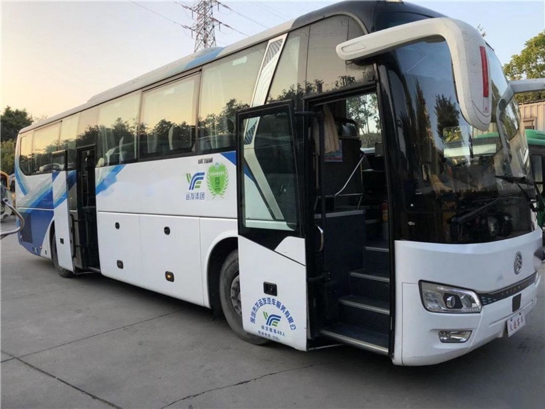 Yuchai Engine VIP Seats Used Coach Double Doors Airbag Chassis Passenger Bus Used Golden Dragon Bus XML6112 48 Seats