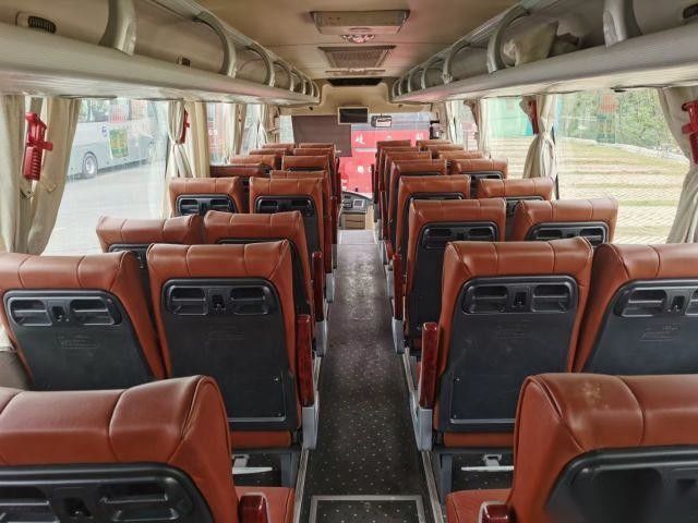 YOUNGMAN JNP6108 39 Seats WP 199kw Rear Engine Bus Used Passenger Bus Airbag Chassis Left Steering Leather Seats
