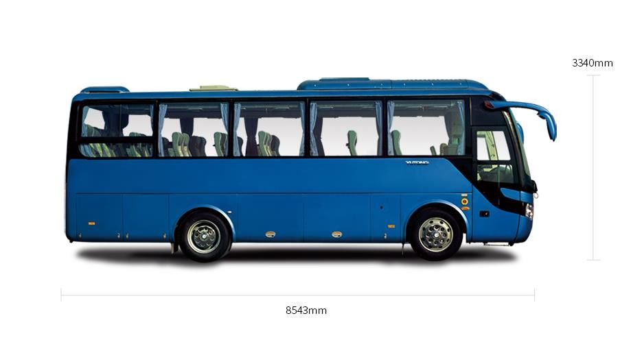 6 Tire Brand new yutong bus rear engine 35 Seats ZK6858 with disoucnt price in promotion