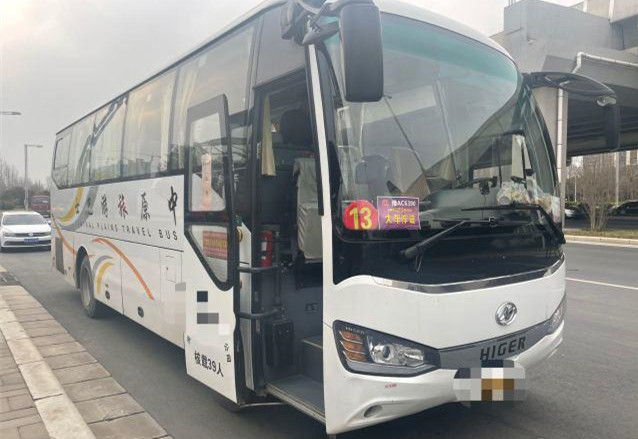 220Hp 39 Seats Used Higer Bus 2016 Year 2nd Hand Coach Bus With Euro IV Diesel And AC