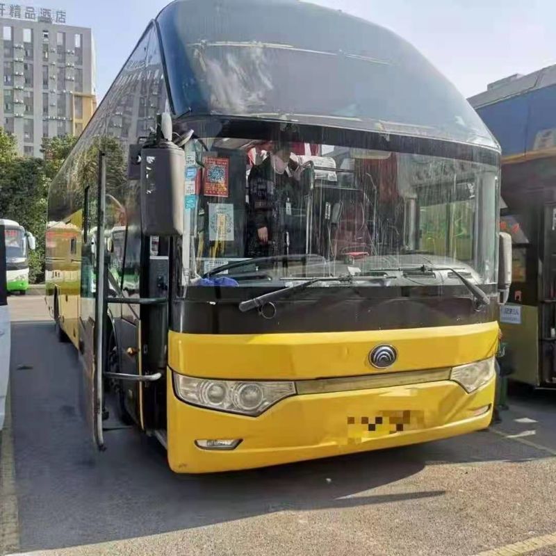 Used Yutong Buses ZK6122 47 VIP Seats With Toilet Double Doors Weichai Engine 247kw