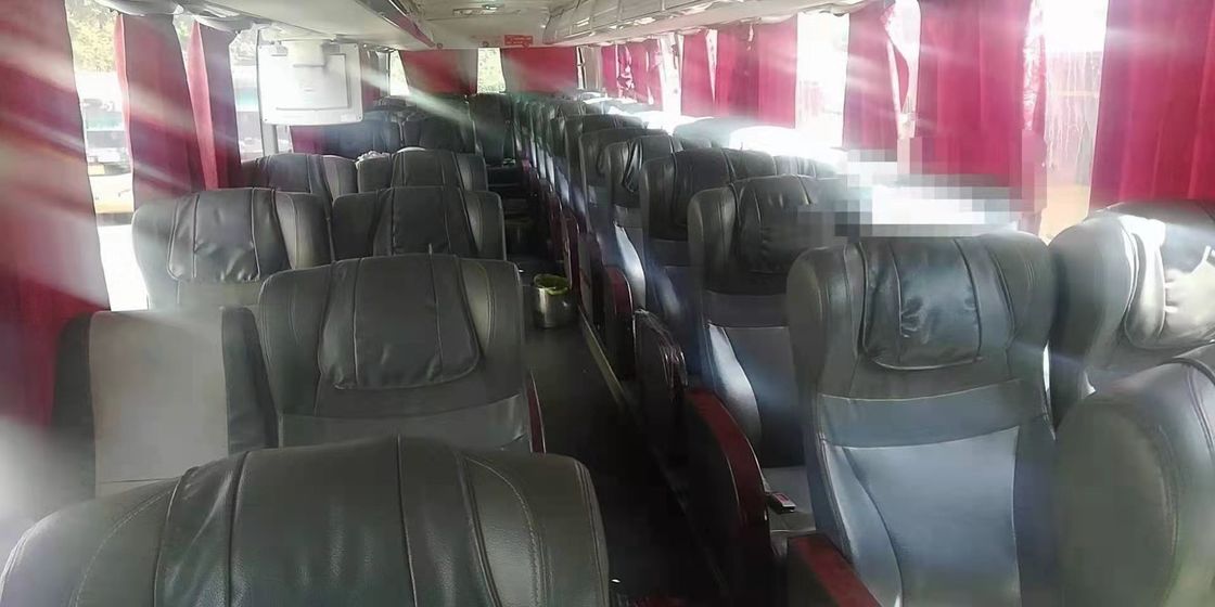 Used Yutong Buses ZK6122 47 VIP Seats With Toilet Double Doors Weichai Engine 247kw