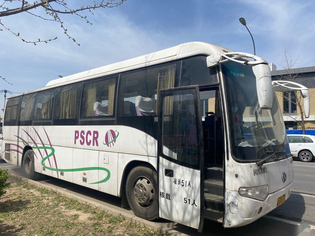 Used Higer Bus KLQ6119 51 Seats Used Coach Bus Left Hand Drive Single Door Used Passenger Bus